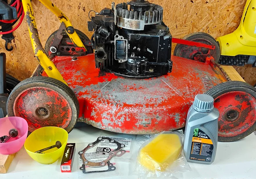 Service gräsklippare - Klippo med Briggs and Stratton motor