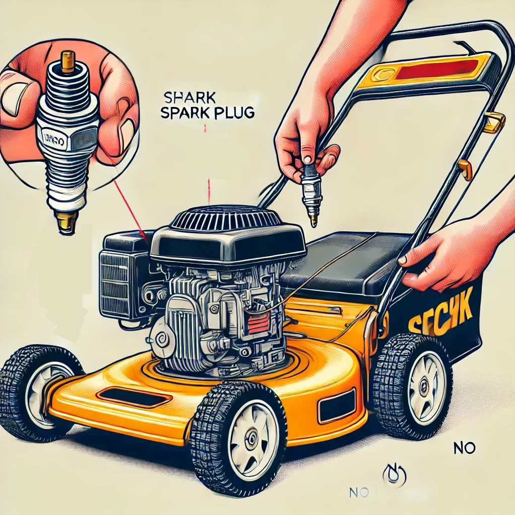 Gräsklippare och tändstift